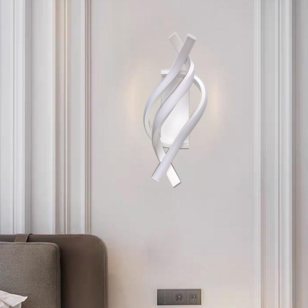 Minimalist Wall Lamp Modern Living Room Bedroom 16W Lights White light