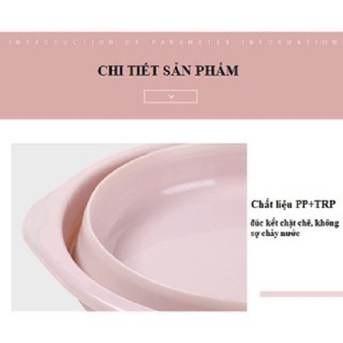 Thau nhựa gấp gọn tiện lợi nhiều size