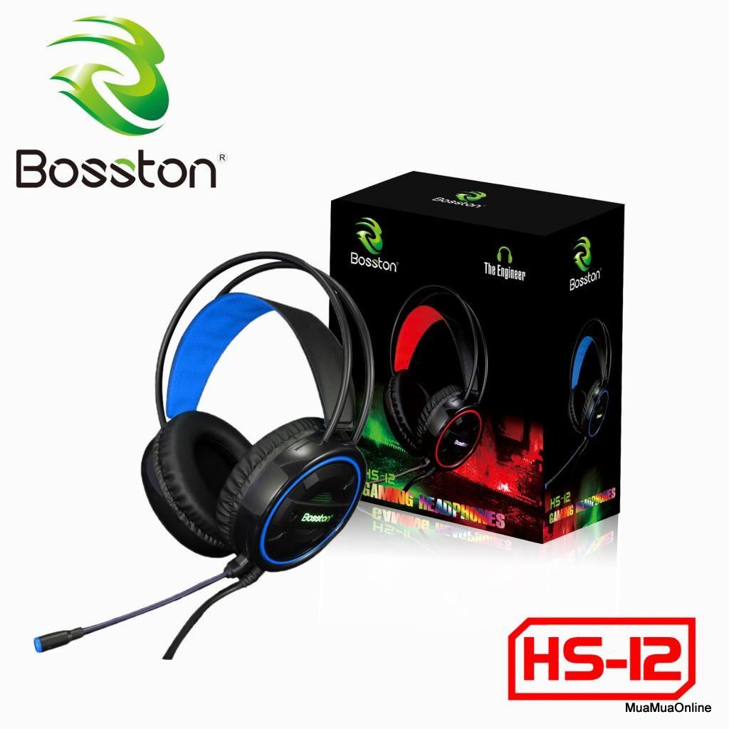 Tai Nghe Chuyên Game BOSSTON HS-12 Có Led Cao Cấp