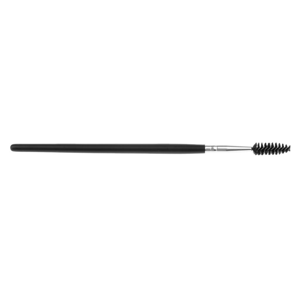 Nylon Mascara Wands Wood Handle Makeup Eyelash Extension Brush