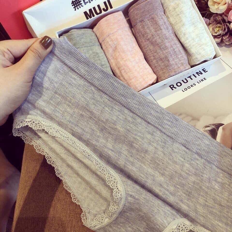 HỘP 5 QUẦN LÓT COTTON CAO CẤP