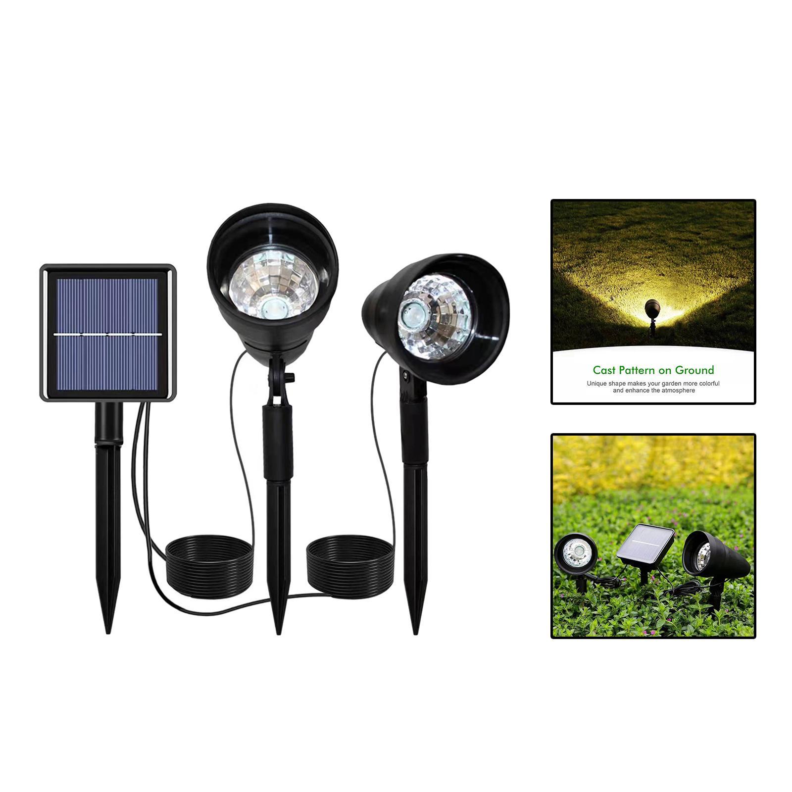 Solar Light Waterproof Adjustable Landscape Lamp for Courtyard Pathway Party