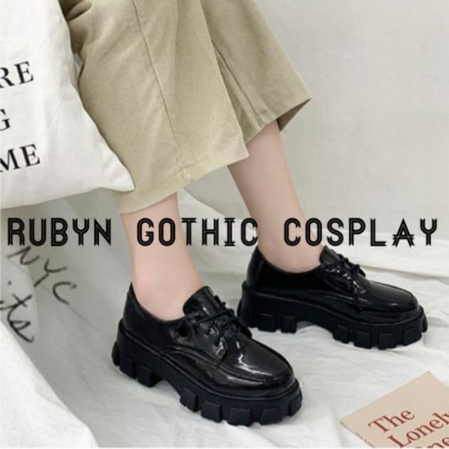 Giày Boot Oxford cổ thấp cá tính ( BÓNG & NHÁM ) ( Size 35 - 40 )