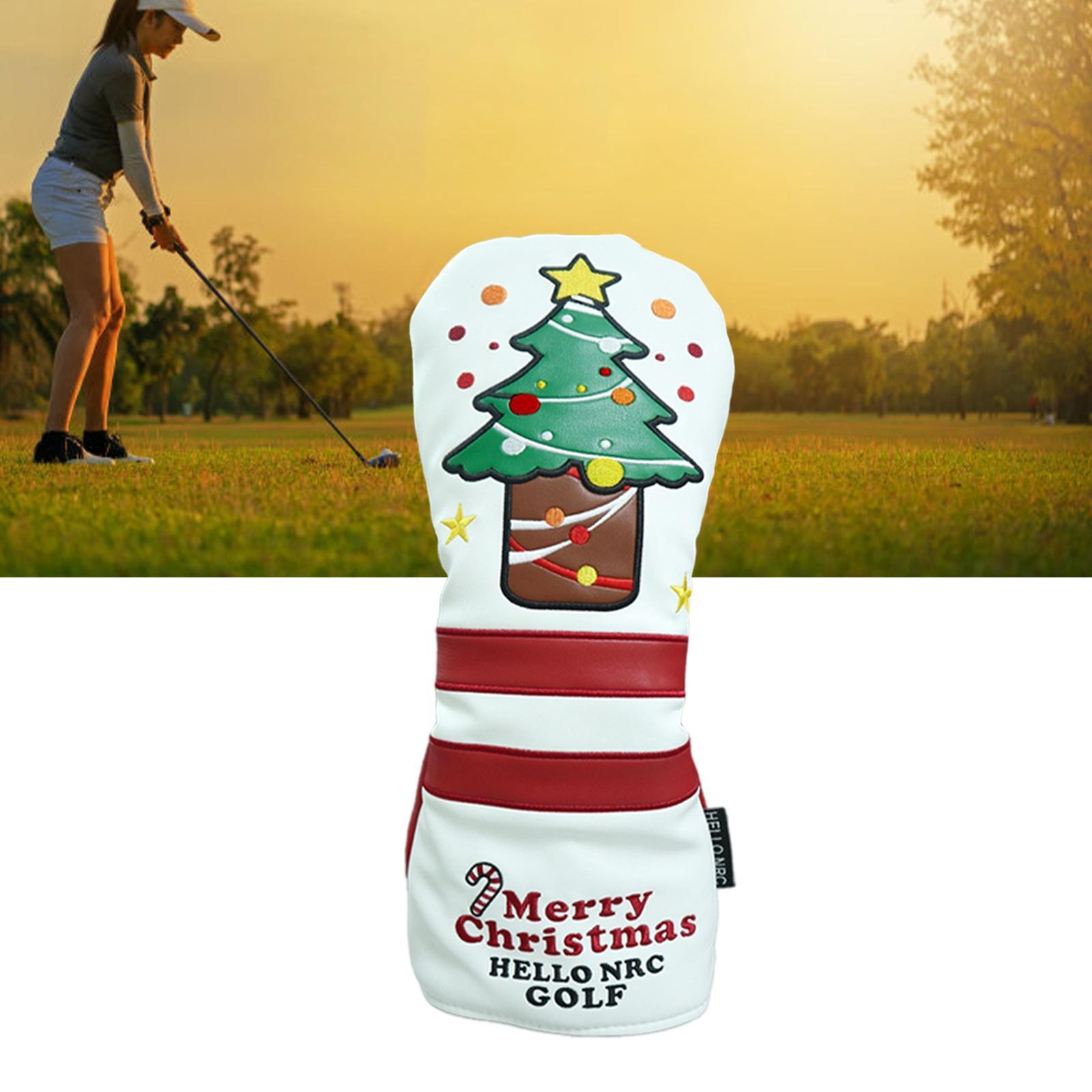 Golf Club Fairway Wood Headcover PU Leather Head Covers Protector