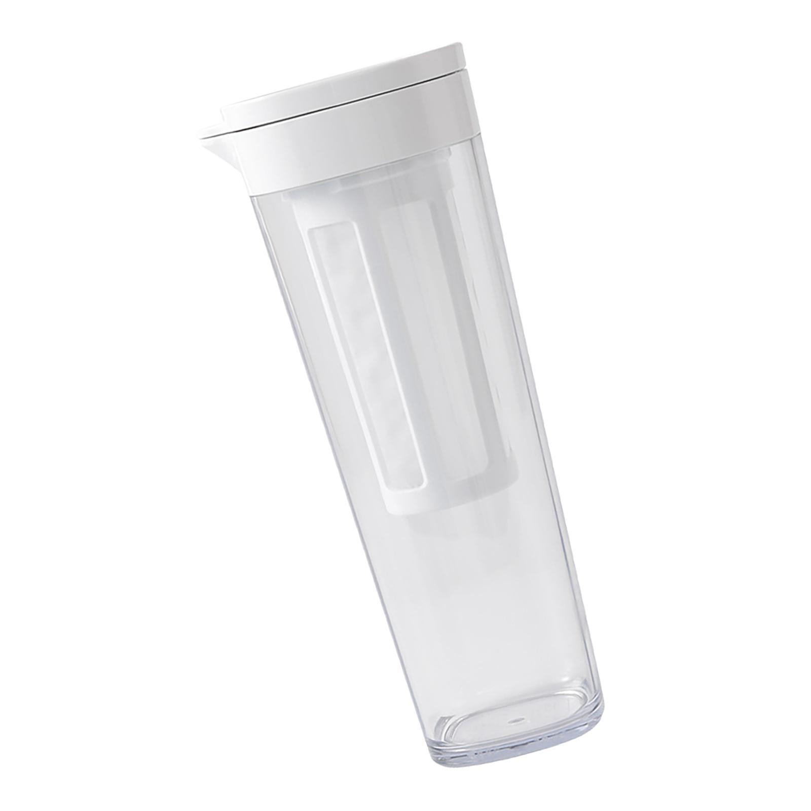 Beverage Water Jug 1.1L Capacity Hot & Cold Water Tank Fridge Teapot Water Jug for Iced Tea Cold/Hot Water Coffee Juice Lemonade Beverage
