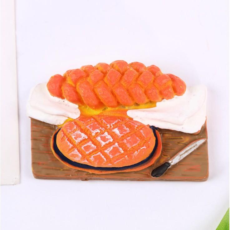 *HN* Charm các mẫu mô hình đồ ăn kiểu Pháp cho các bạn trang trí nam châm tủ lạnh, dán ốp điện thoại, DIY