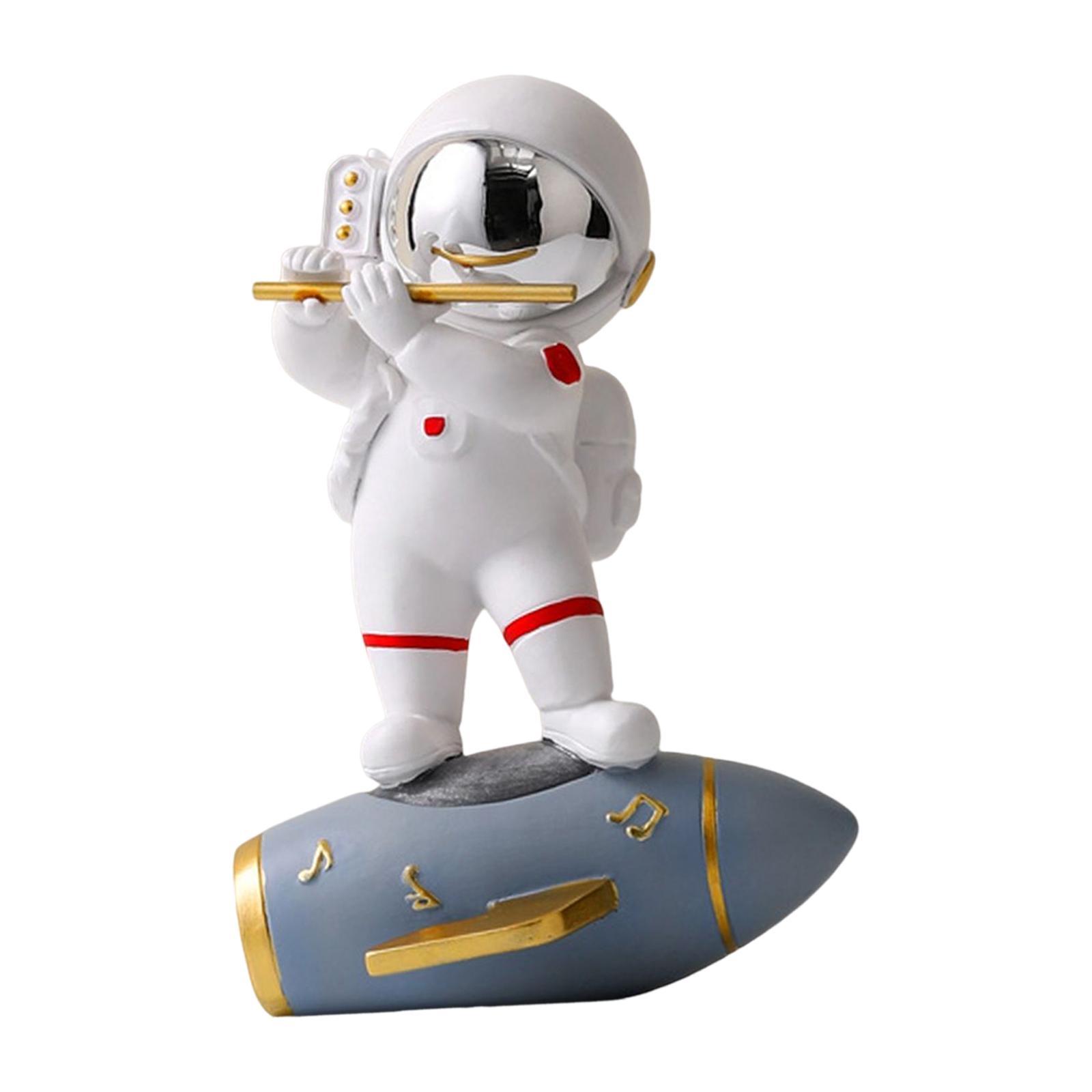 Astronaut Figurine Statue Astronaut Figure Sculpture for Home Office Decor