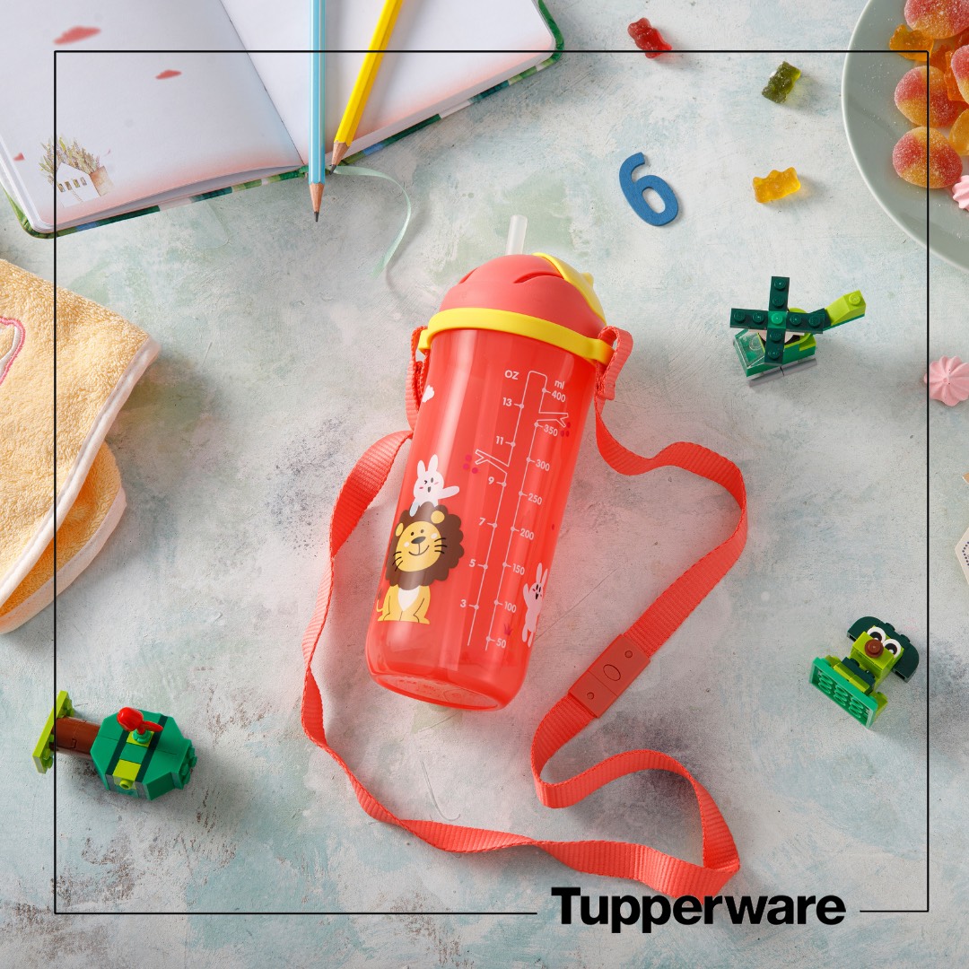 Bình Có Ống Hút Tupperware Eco Kid Tumbler With Straw 500ml
