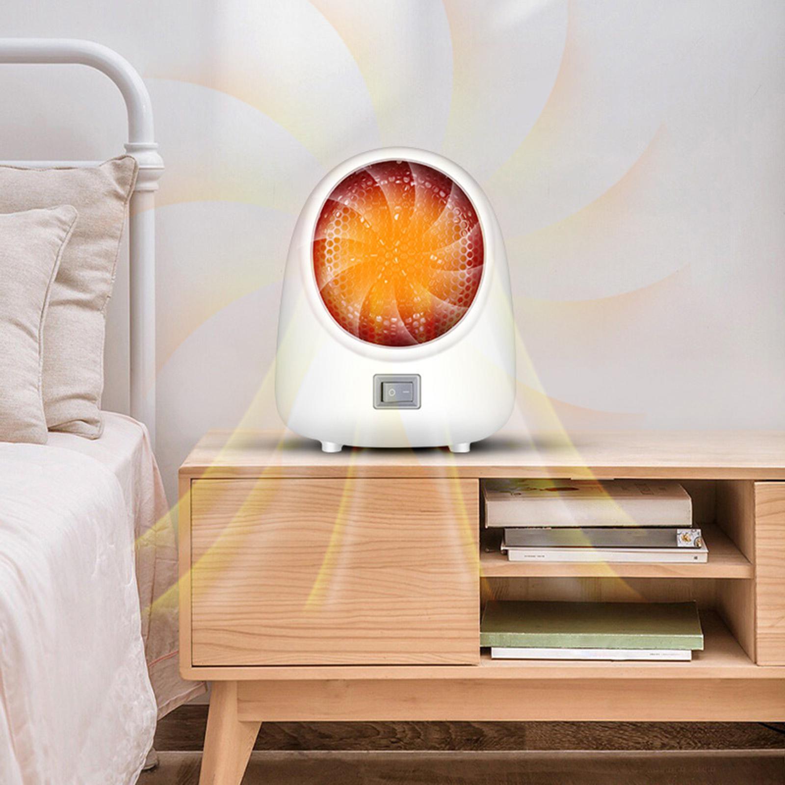 Mini Space Fan Heater Electric 400W Overheat Protection Convection Heating