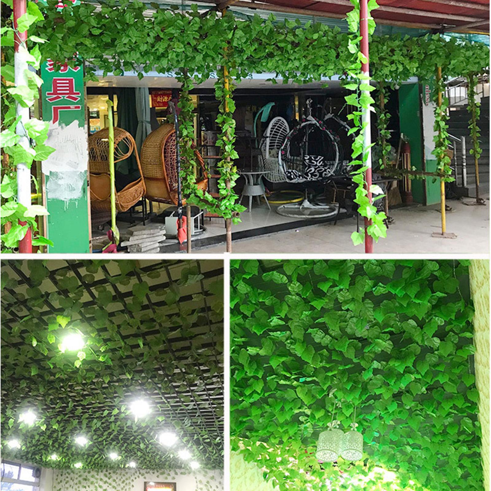 Artificial  Silk Wisteria Garden Plants Vines Hanging Decor