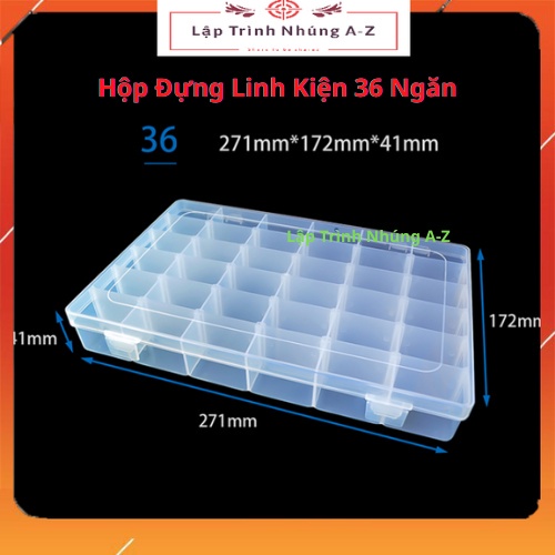 [Lập Trình Nhúng A-Z] Hộp Đựng Linh Kiện 1/8/10/15/24/36/RFID Ngăn