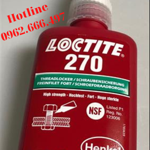 Keo khoá ren , chống xoay Loctite 270 dung tích 50ml và250ml