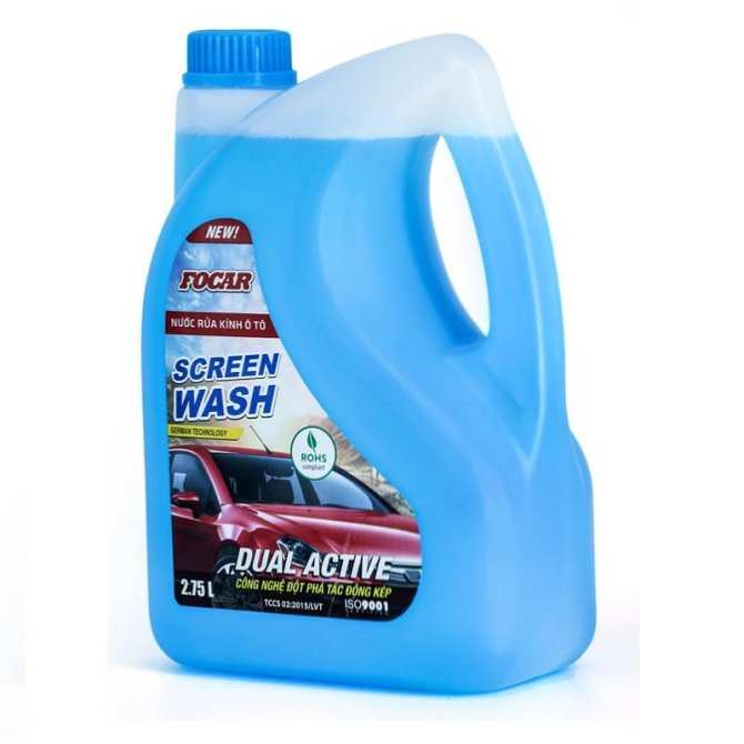 Nước Rửa Kính Ô Tô Focar Screen Wash (2.75L) + Tặng Miếng Thơm Car Girls Sexy