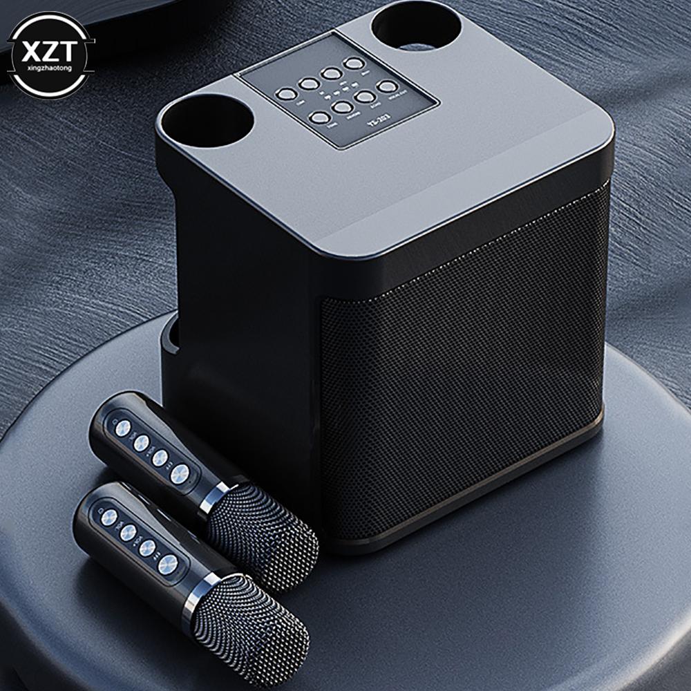 Mới mới tương thích với micrô nhỏ micretooth micrô nhỏ bằng micrô âm thanh cho bữa tiệc gia đình karaoke ngoài trời Color: Blue