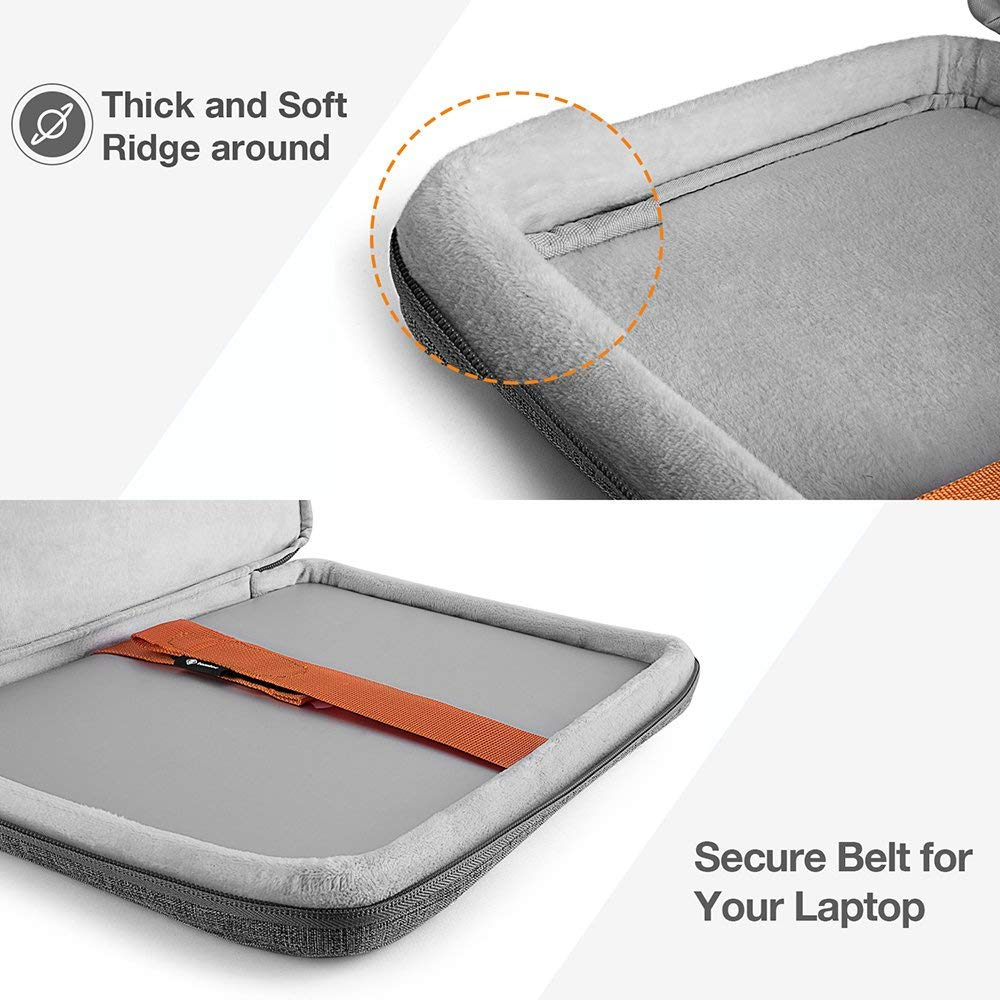 Túi Chống Sốc Tomtoc Dành Cho Macbook Air 13'' 2018/Pro 13'' - Gray