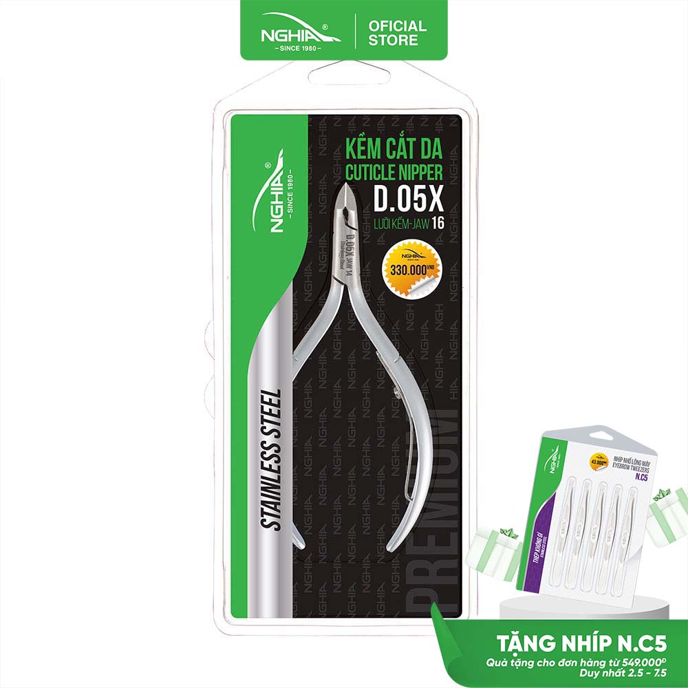 Kềm cắt da thép không gỉ D-05X