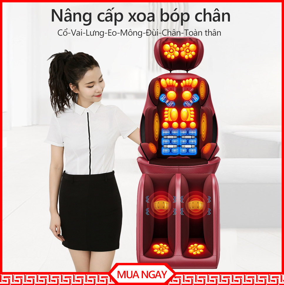 Ghế massage toàn thân Ghế đệm massage toàn thân rung đa năng