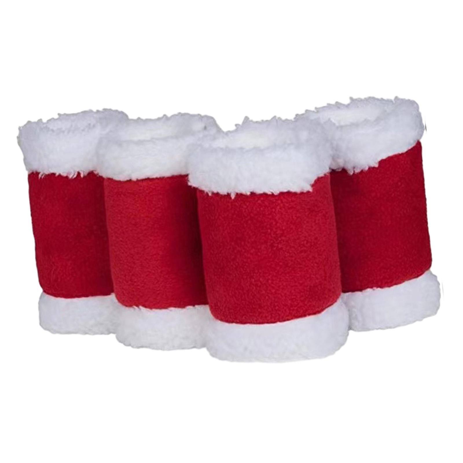 4x Horse Leg Wraps Fly Leg Boots Protective Gear Breathable Warmer Horse Leg Protection Leg Guard for Jumping Sports Dress up