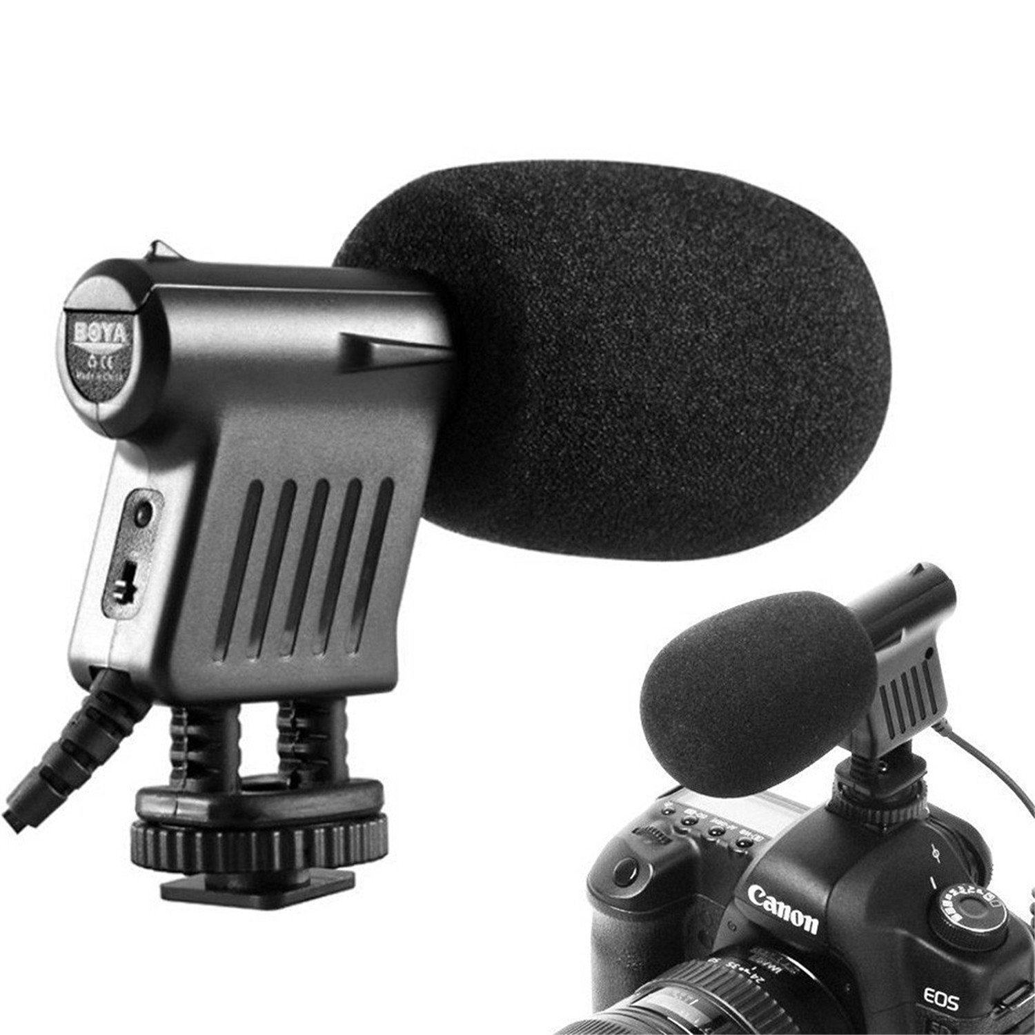 Microphone Phỏng Vấn máy ảnh Boya BY-VM01