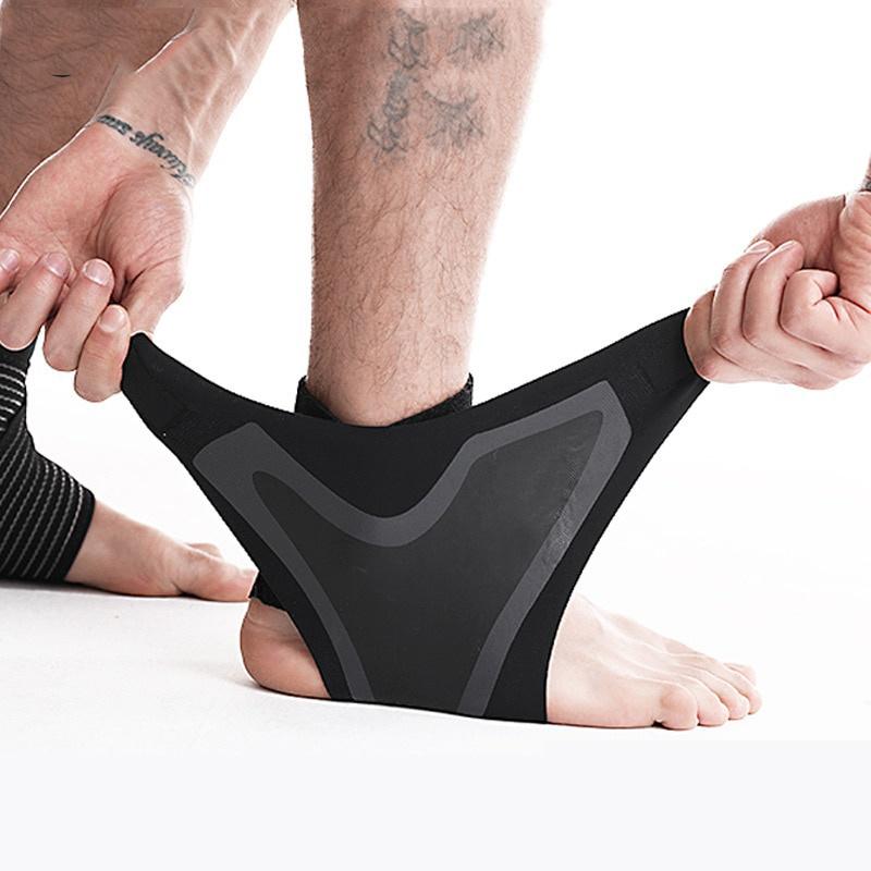 Elastic Bandage Support Ankle Protector For Sport Gym Ankle Brace With Strap Belt achilles tendon retainer Foot Guard
