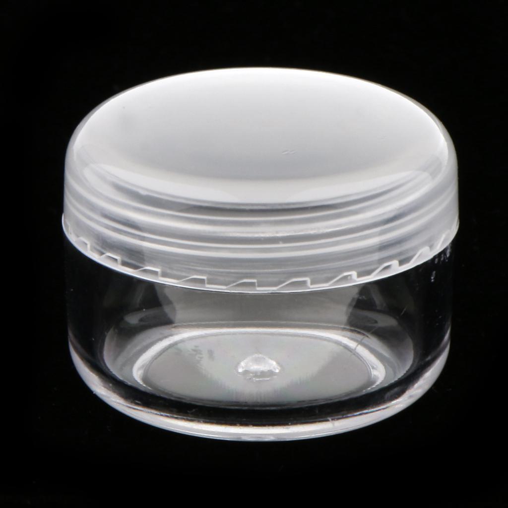 Small Plastic Cosmetic Cream Jars Pots Empty Cosmetic Containers with Lids 5g