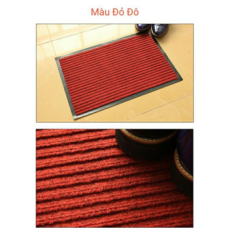 Thảm chùi chân  Nỉ đế Cao Su 60*90cm,chống trươn trượt, bền đẹp, chùi chân Nỉ, chùi chân siêu hút nước,trang trí