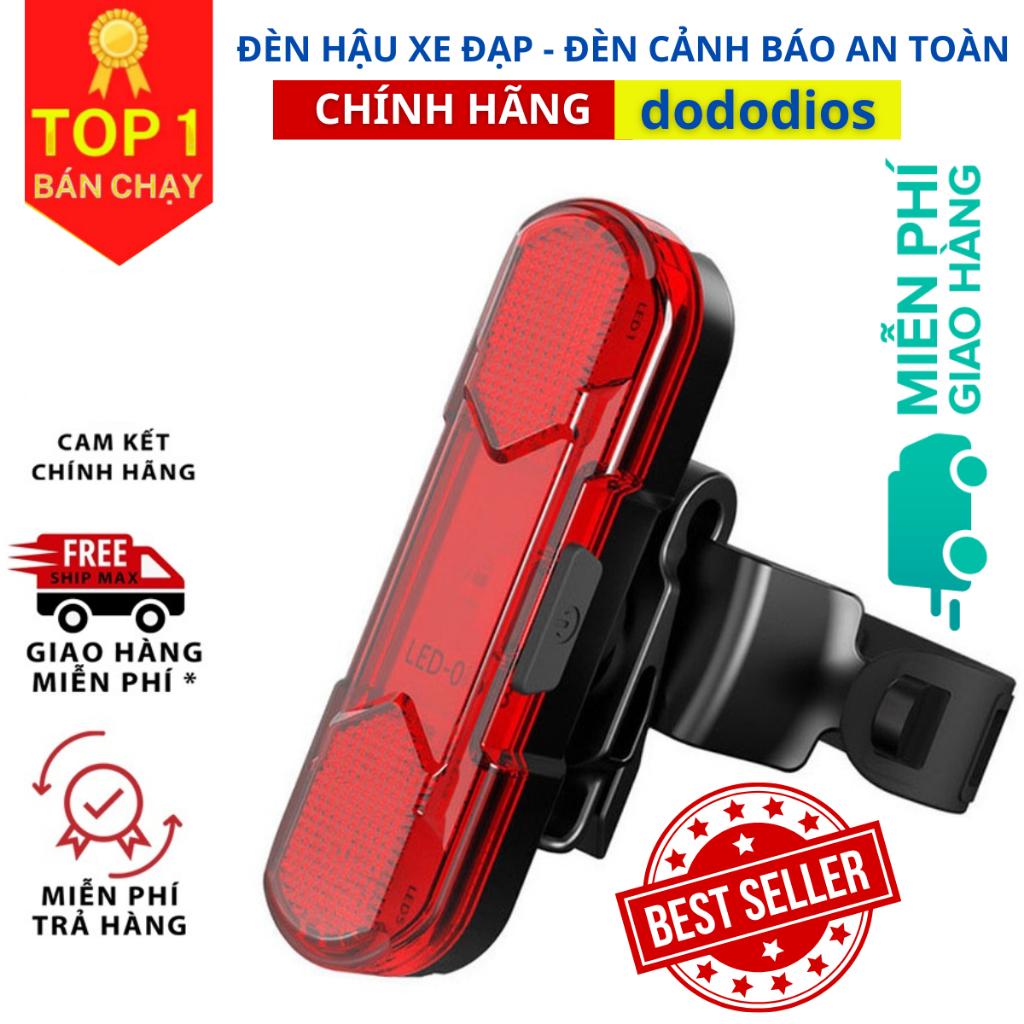 Đèn hậu xe đạp 7 chế độ sáng Sạc cổng USB - Chính hãng dododios