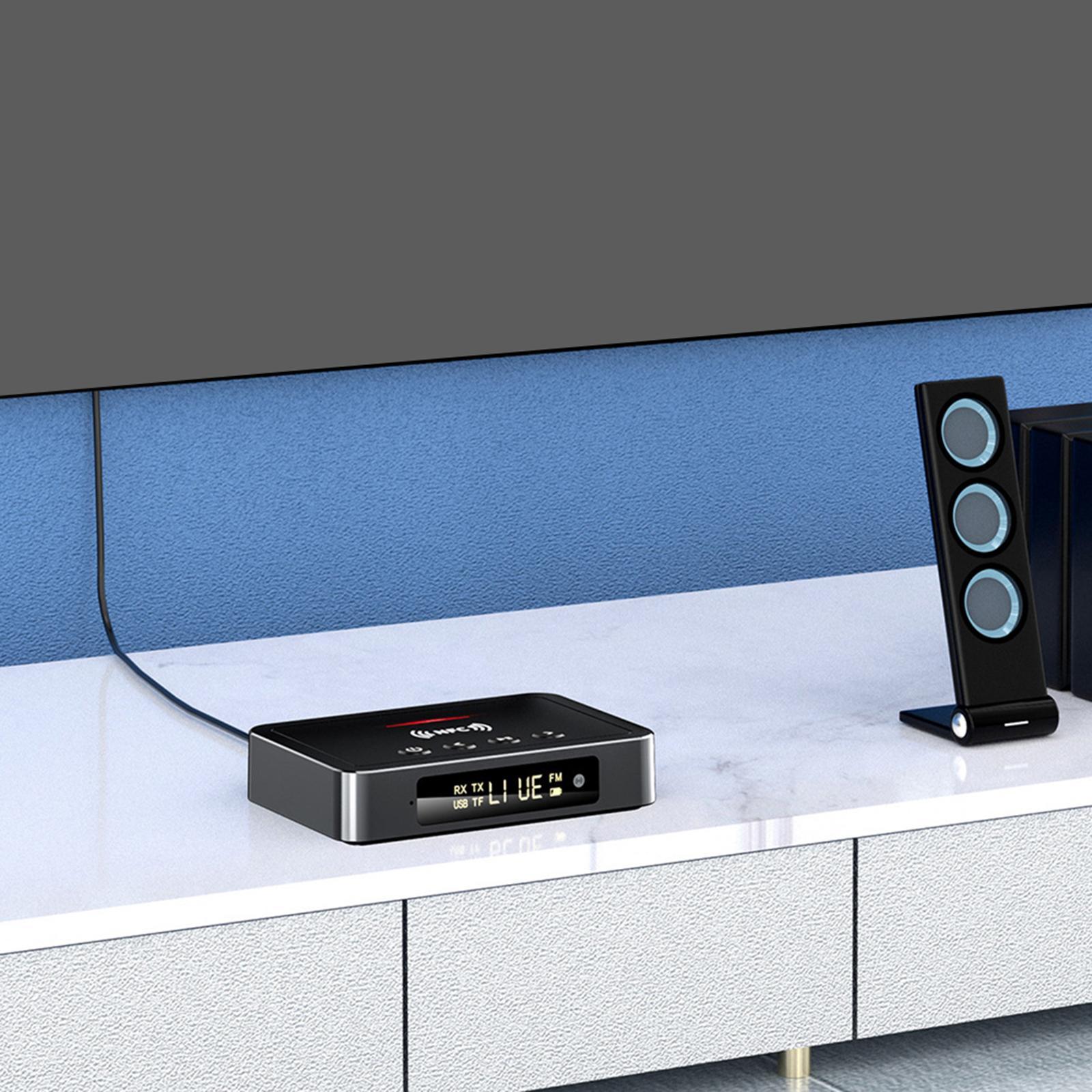 Bluetooth Receiver Adapter 3.5mm AUX Headphones PC TV