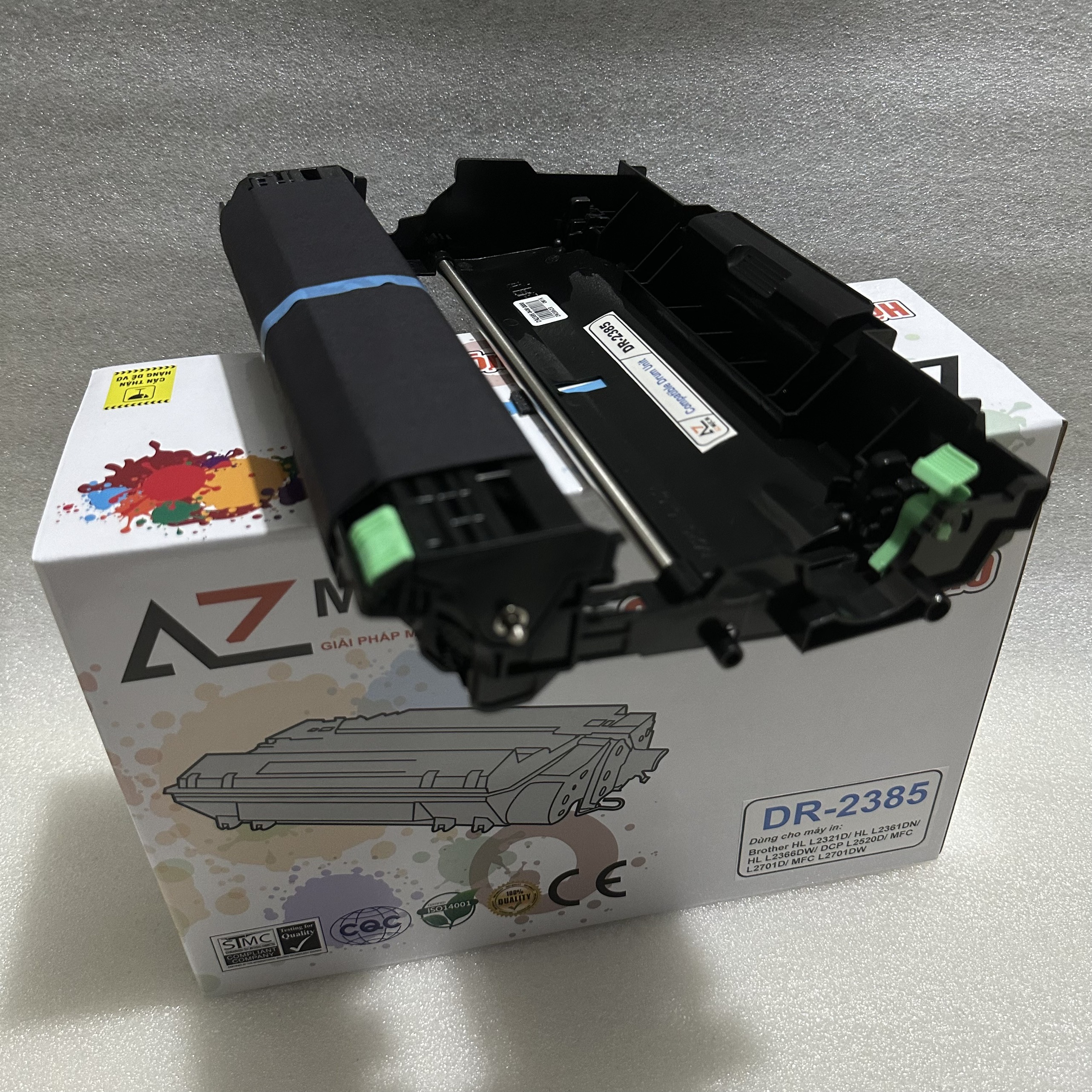 Cụm drum DR 2385 AZ dùng cho máy in Brother HL L2321D/ L2361DN/ L2366DW/ L2520D/ MFC L2701DW - Hàng chính hãng