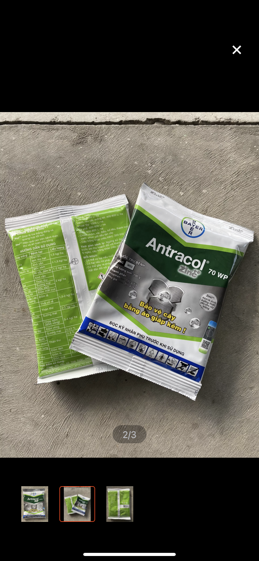 Antracol 70WP gói 100g hiệu quả cao: Vàng Lá, Thối Rễ, Đốm Lá, thán thư
