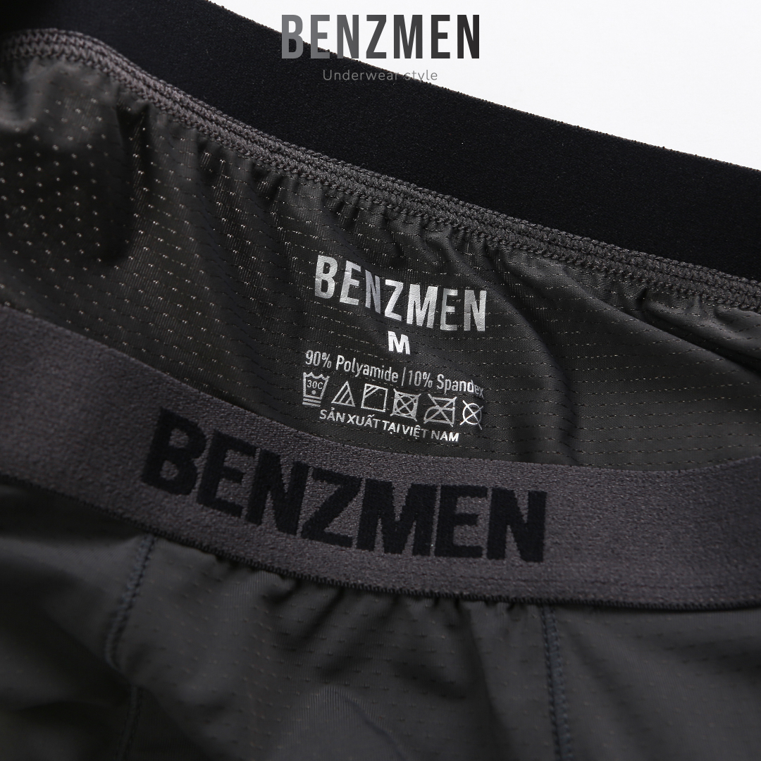COMBO 5 Quần Sịp Boxer Thông Hơi, Quần Lót Nam BENZMEN Có Lỗ Thông Hơi, Thoáng Khí, Chất Liệu Polyamide Kháng Khuẩn, Khử Mùi Hiệu Quả BX02