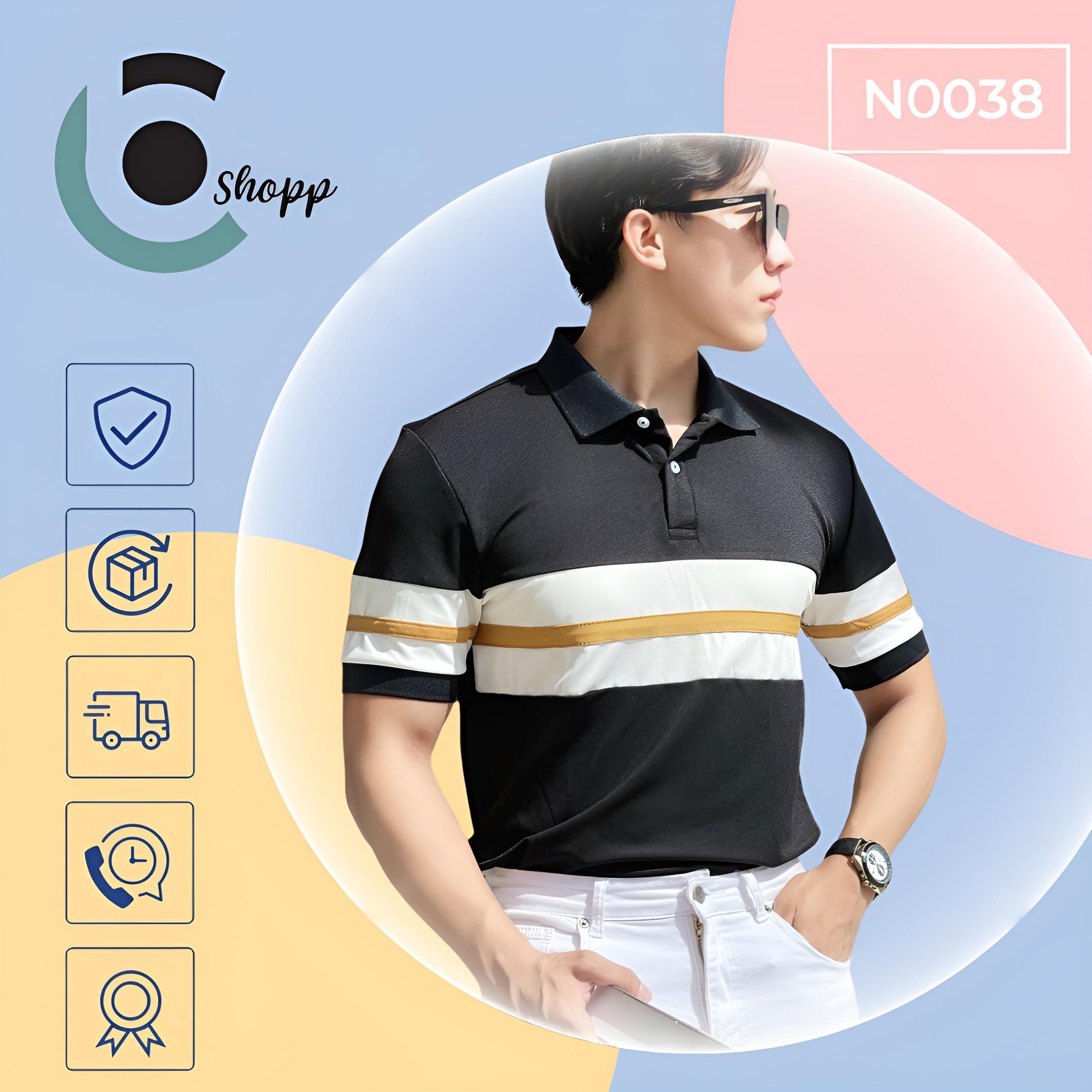 Áo thun nam polo có cổ sang xịn mịn cao cấp