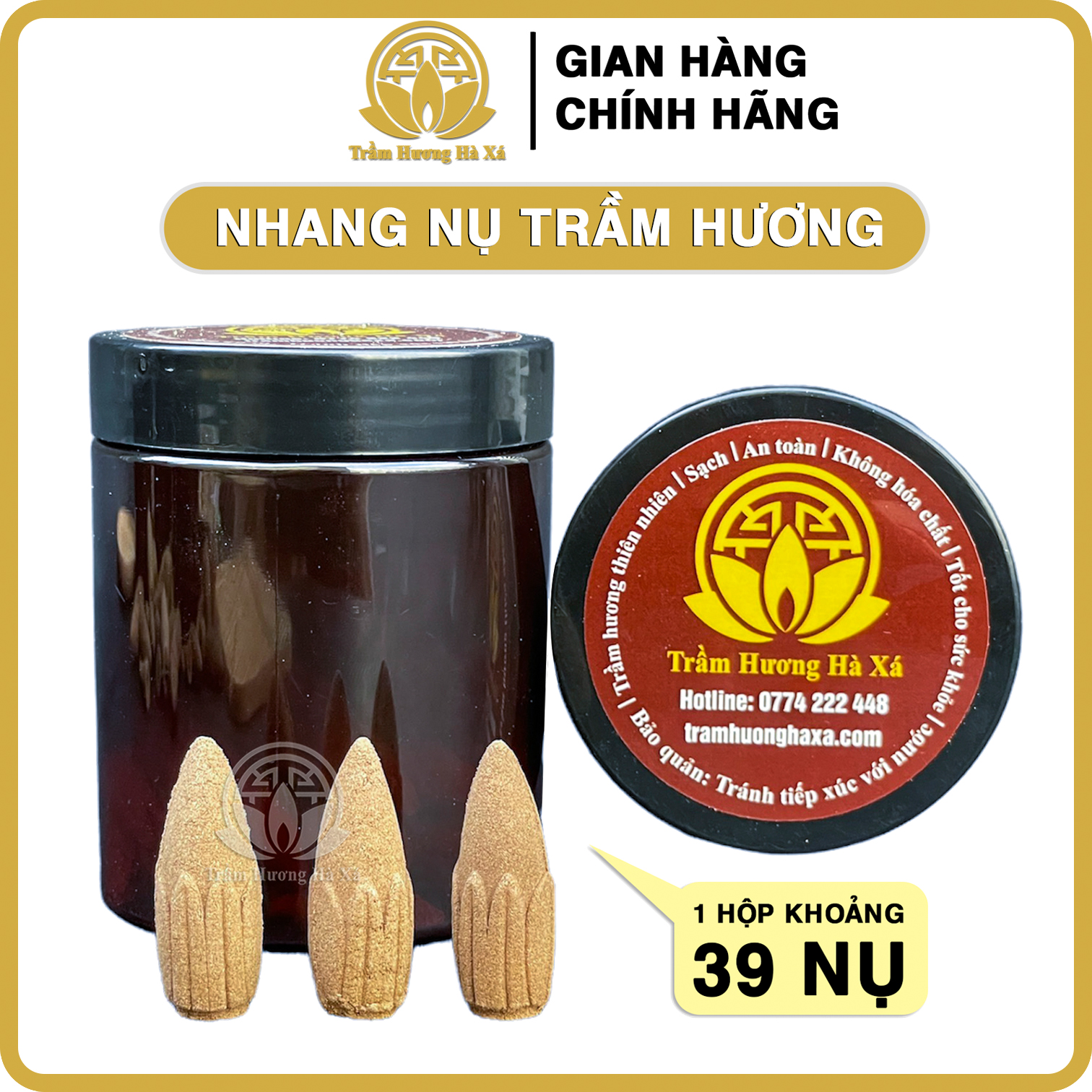 Nhang nụ trầm hương đốt xông nhà tẩy uế HÀ XÁ đồ thờ cúng phong thủy, xua đuổi vận xui, thu hút nguồn năng lượng tích cực, thanh lọc không khí, an toàn cho sức khỏe