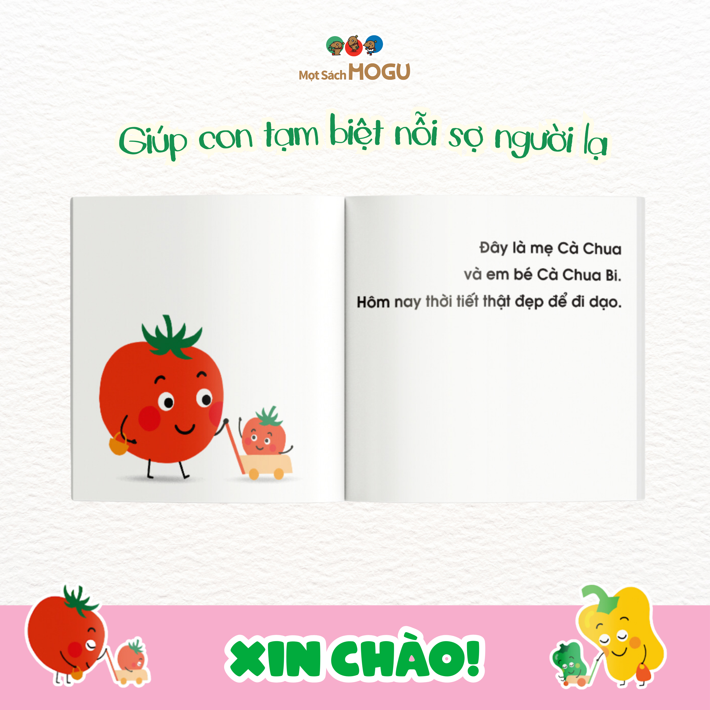 Sách cho bé 0 3 tuổi - Giúp trẻ học phép lịch sự - Xin chào (Tranh truyện Ehon Nhật Bản)