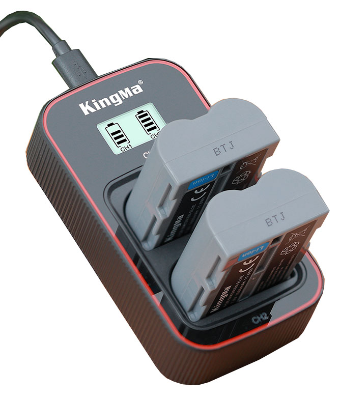 Pin sạc Ver 3 Kingma cho Nikon EN-EL3E , Hàng chính hãng
