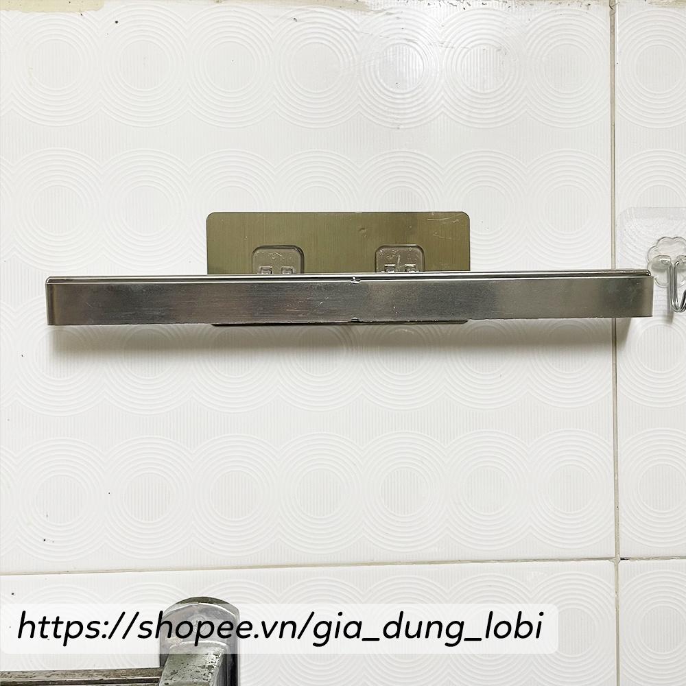 Giá treo dao kéo nhà bếp, Kệ treo để dao dán tường bằng inox 3 ngăn dài 30cm