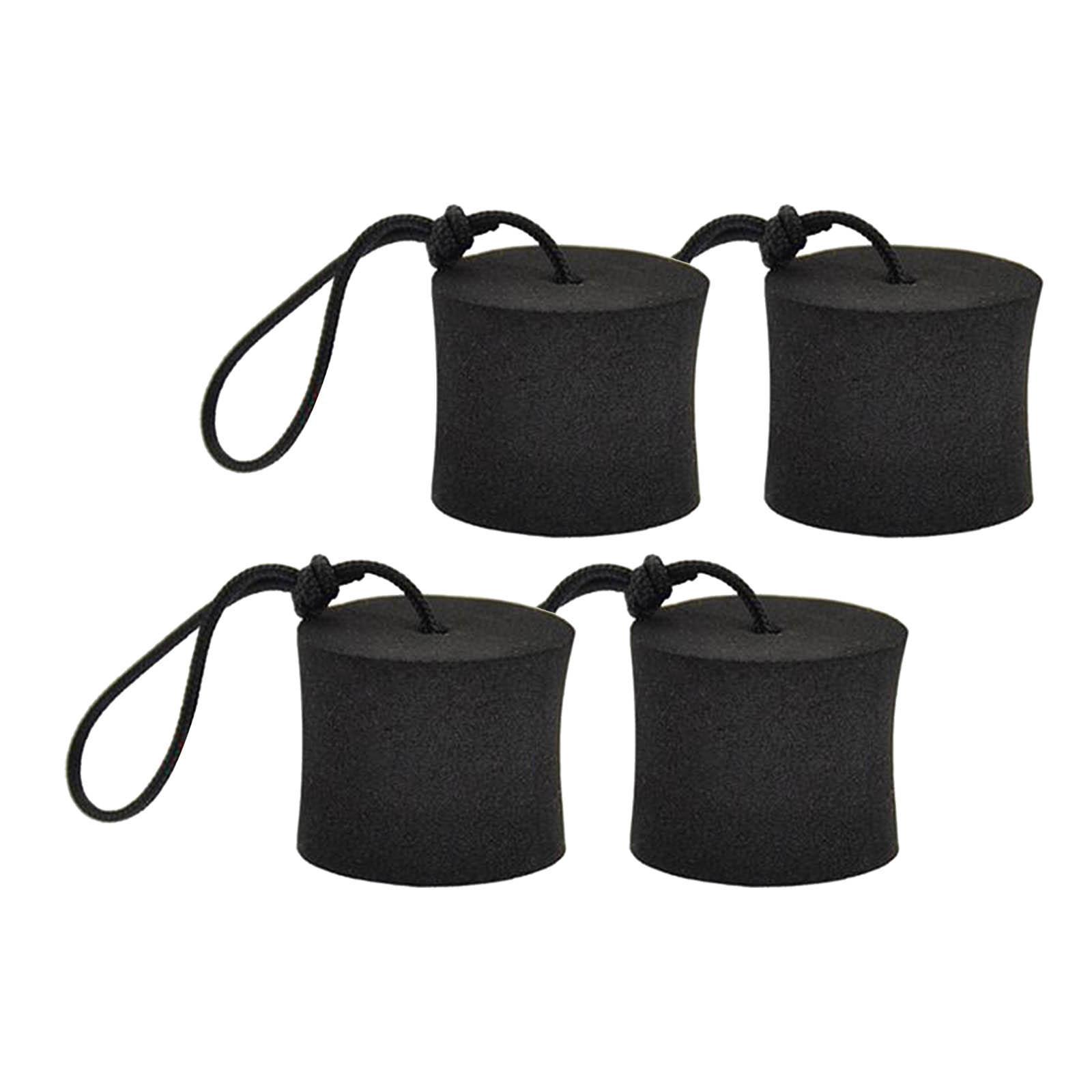 4Pcs Kayak Scupper Plug with Lanyard Multipurpose Durable Replacement Part Canoe Drain Holes Stopper Bung for Inflatable Boat Old Town Kayak