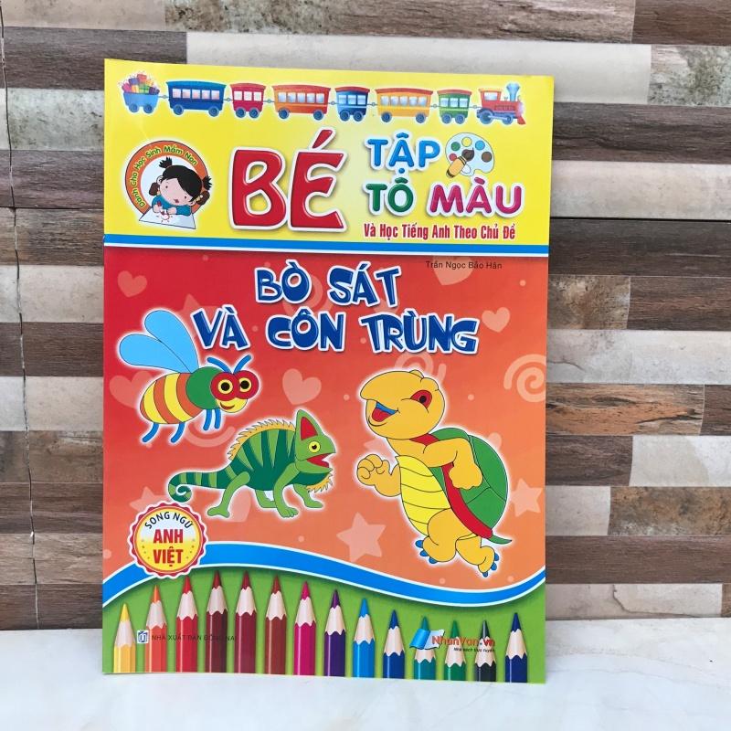 Bé tập tô màu theo các chủ đề
