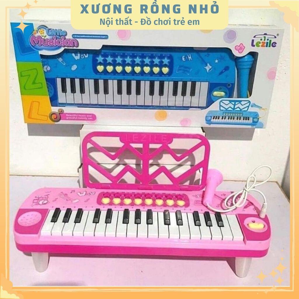 Đồ Chơi Đàn Piano kèm mic cho bé tập đàn và tập hát, đồ chơi âm nhạc cho bé