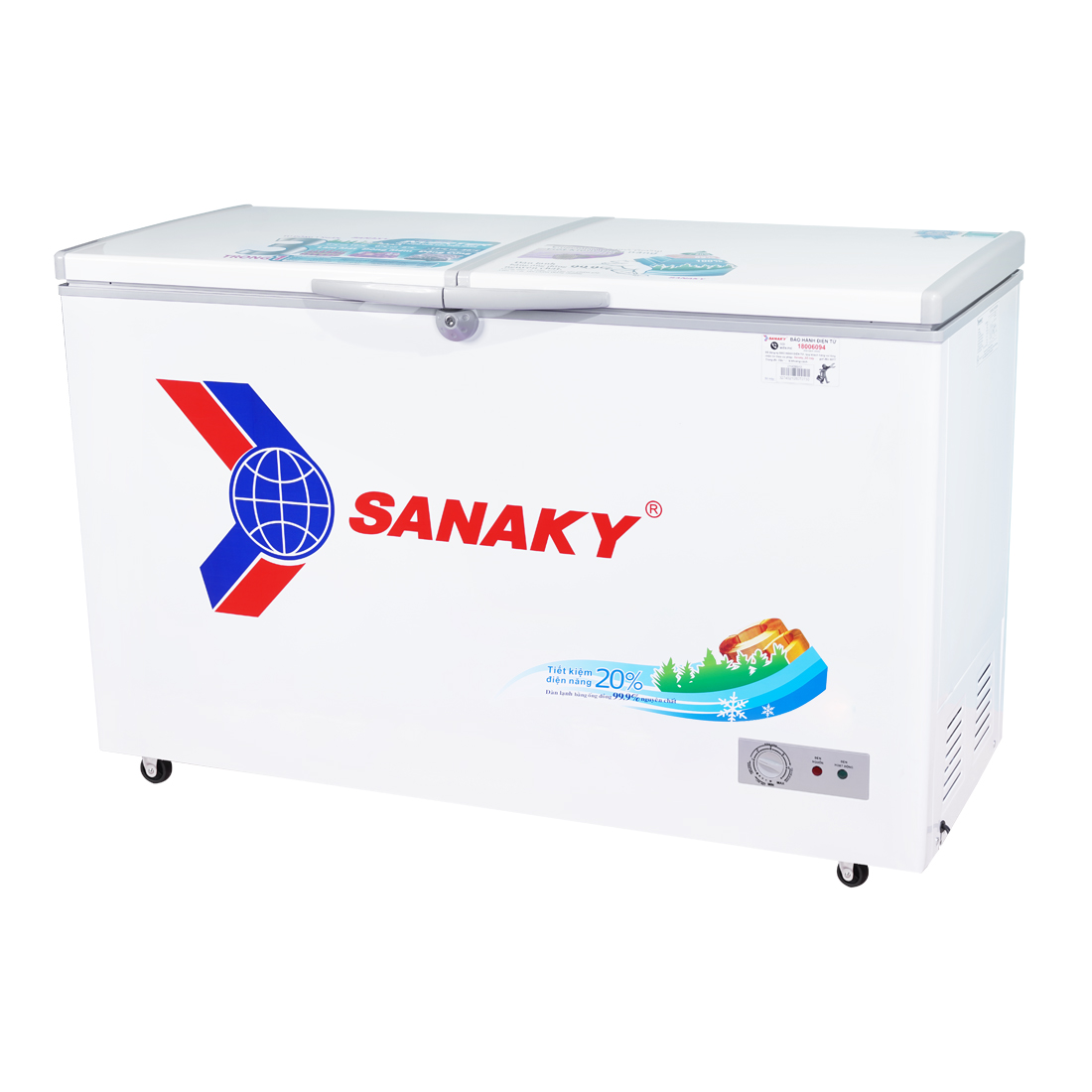 Tủ Đông Dàn Đồng Sanaky VH-4099A1 1 Ngăn 2 Cánh (400L) - Hàng Chính Hãng