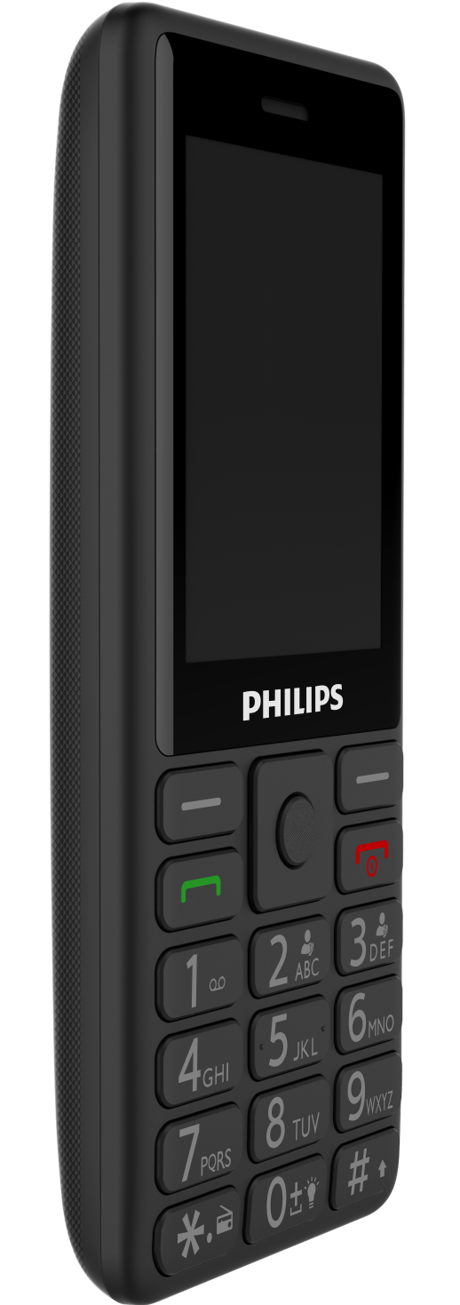 Điện thoại di động E-UTRA FDD (4G) Philips Xenium E506 Black - Hàng Chính Hãng, Bảo Hành Chính Hãng 12 Tháng
