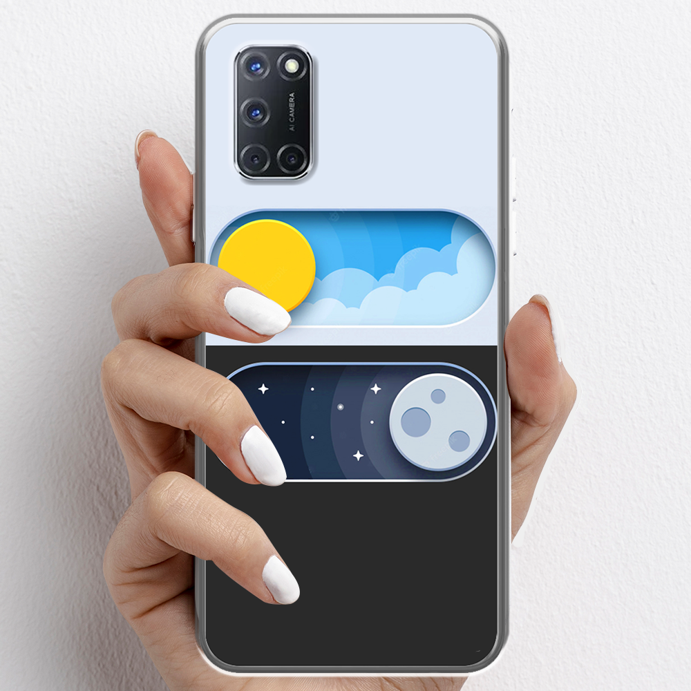 Ốp lưng cho Oppo A52, Oppo A92 nhựa TPU mẫu Ngày đêm