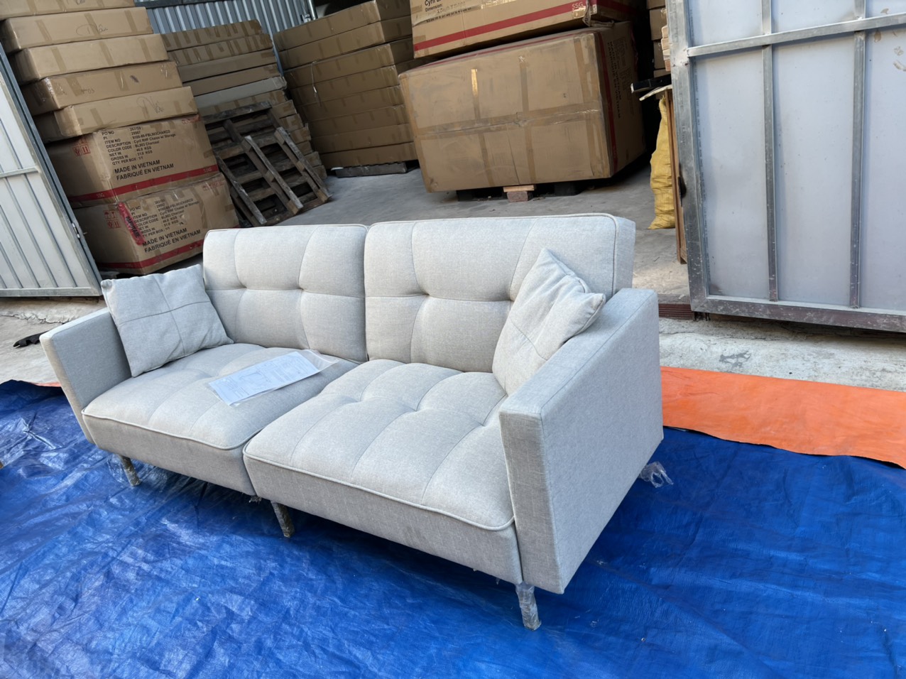 Sofa bed xuất khẩu nguyên thùng Juno Sofa 1m95 x80x 76.5 cm