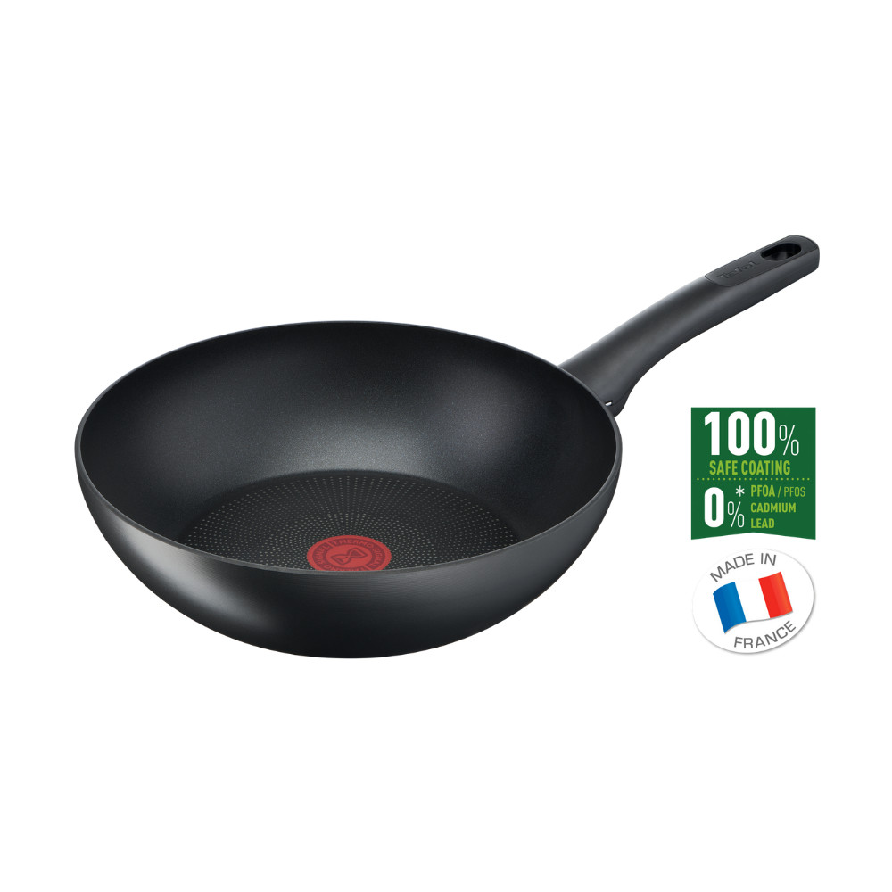 Chảo sâu lòng chống dính đáy từ Tefal Ultimate 28cm, dùng cho mọi loại bếp - Sản xuất tại Pháp - Hàng chính hãng