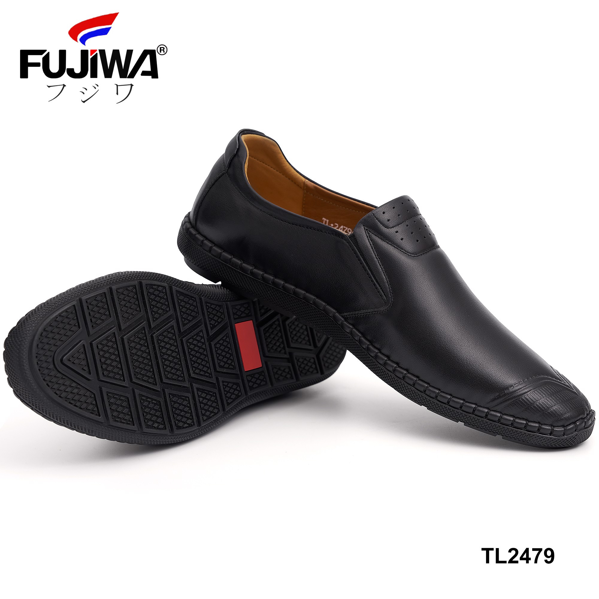 Giày Lười Nam Da Bò FUJIWA - TL2479. Lót Giày Rất Êm Chân. Được Đóng Thủ Công (Handmade). Size: 38, 39, 40, 41, 42, 43