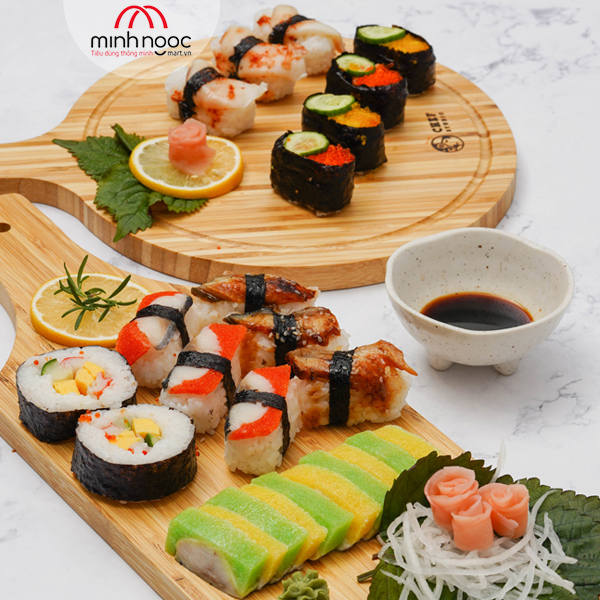 Thớt tre Chef Studio hình tròn có tay cầm 36x25x1.5cm, MSP-CB42. Cắt, thái rau củ, dùng decor, bày trí.