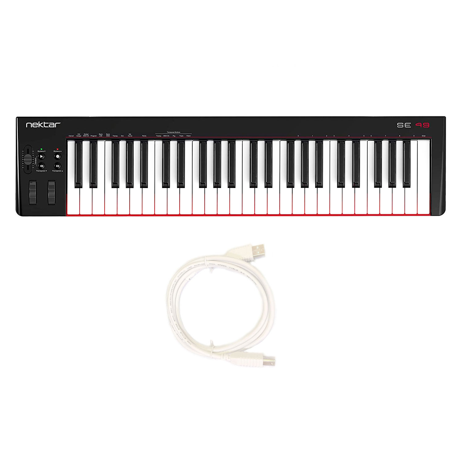 Nektar SE49 Midi Keyboard Controller 49 Phím Cảm ứng lực Bàn phím sáng tác - Sản xuất âm nhạc Producer Hàng Chính Hãng - Kèm Móng Gẩy DreamMaker