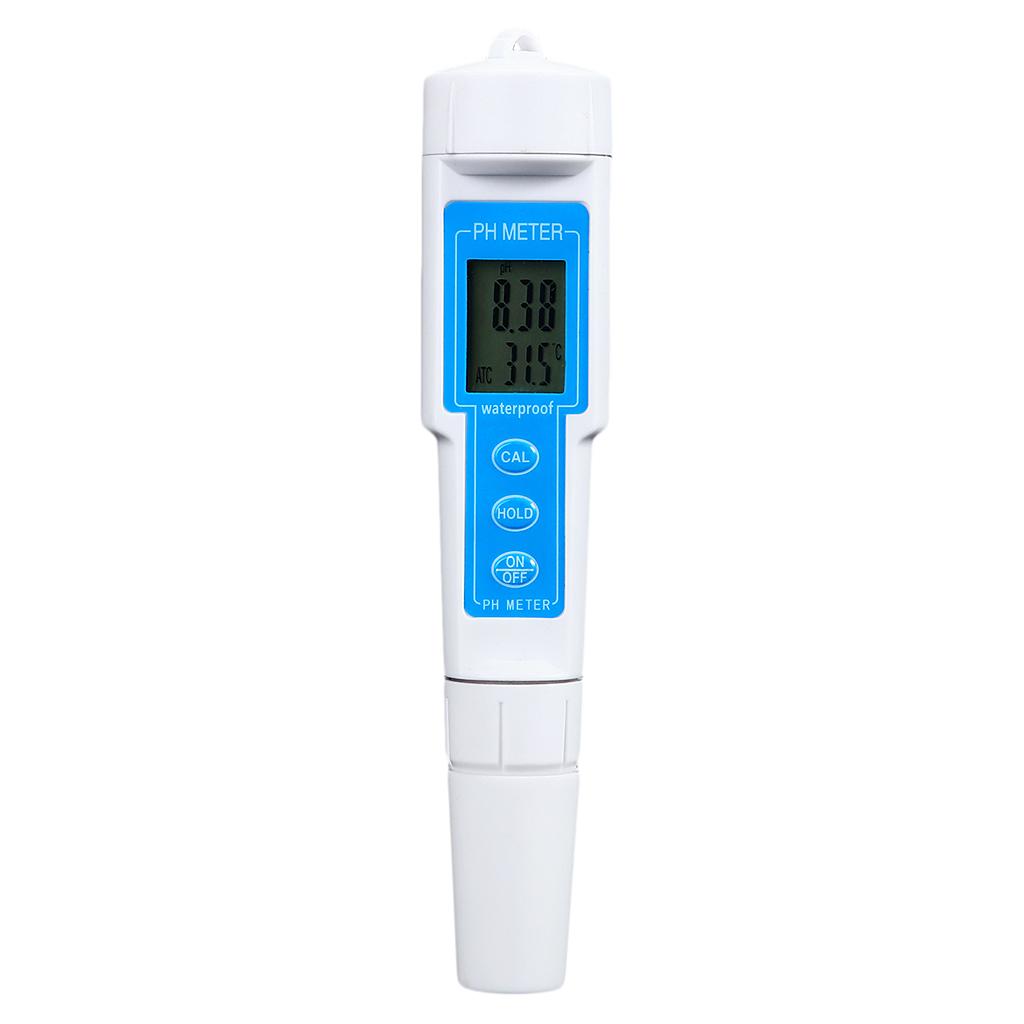PH Level Test Pen Electrode Sensor Reader pH Meter Pond Life Water Lab Use