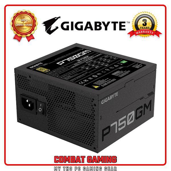 Nguồn GIGABYTE P750GM 750W (80 PLus Gold/FULL MODULAR/Màu Đen)- HÀNG CHÍNH HÃNG