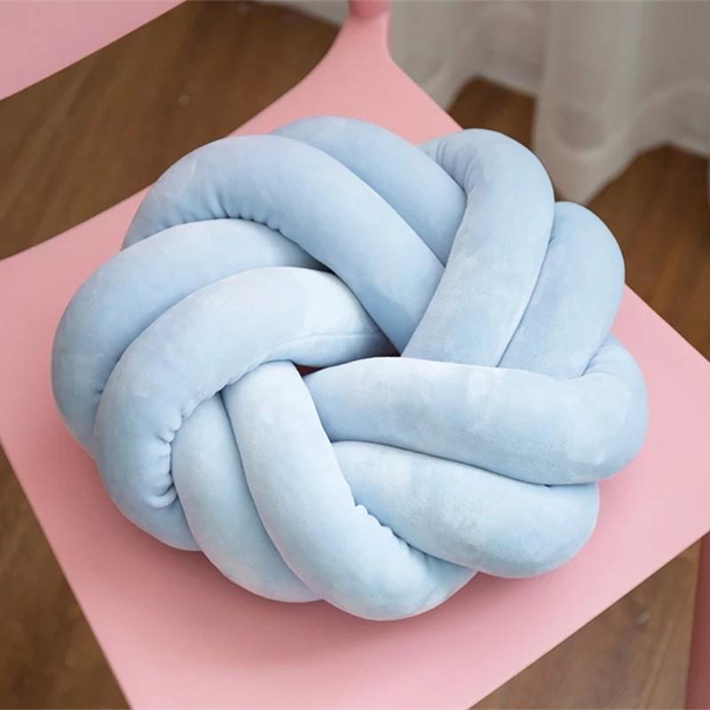 Bắc Âu Sáng Tạo Sang Trọng Handmade Knott Gối Cho Ghế Sofa Bộ Chăn Ga Gối Giường Đệm Tựa Lưng Gối Văn Phòng Trẻ Em Trang Trí Phòng Đệm